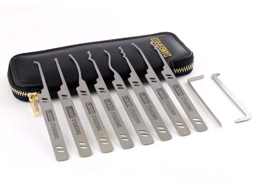 Dangerfield Serenity Beginners Lock Pick Set + Leather Wallet