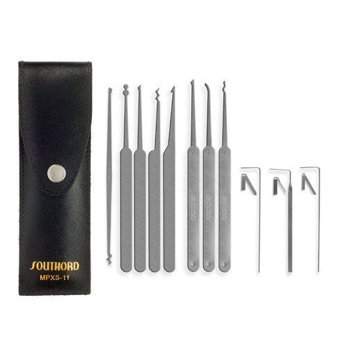 SouthOrd MPXS-11 Piece Lock Pick Set - UKBumpKeys