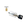 Clear Practice Tubular Lock - Standard Pin Version - UKBumpKeys